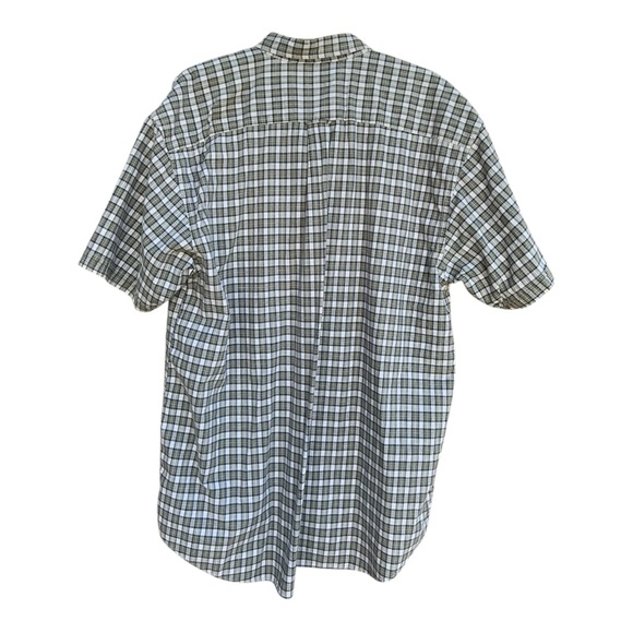 Nautica Gray/White/Black XXL Men’s Plaid Casual Button Down - Picture 3 of 7